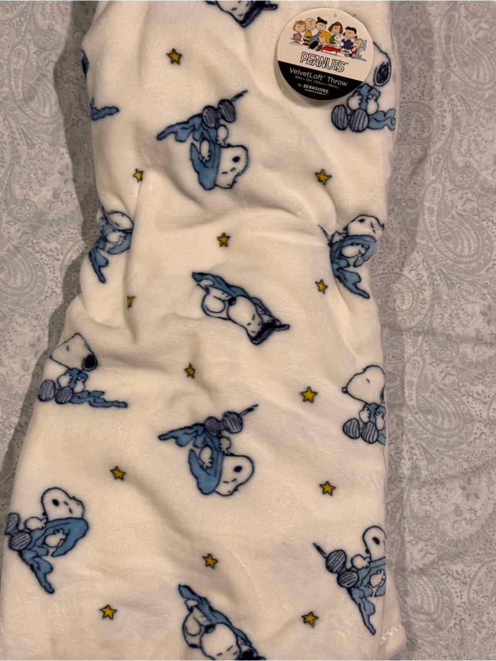 Peanuts Snoopy Super Plush Thick Oversized Throw Blanket